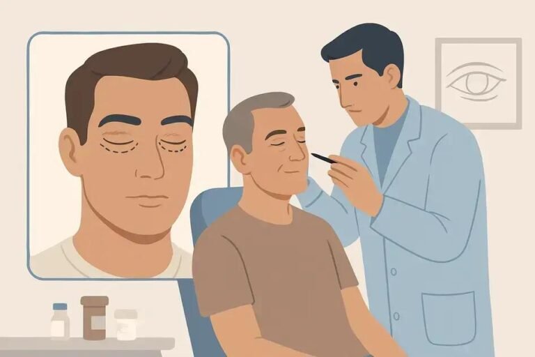 Blefaroplastia combinada: quando tratar pálpebras superiores e inferiores